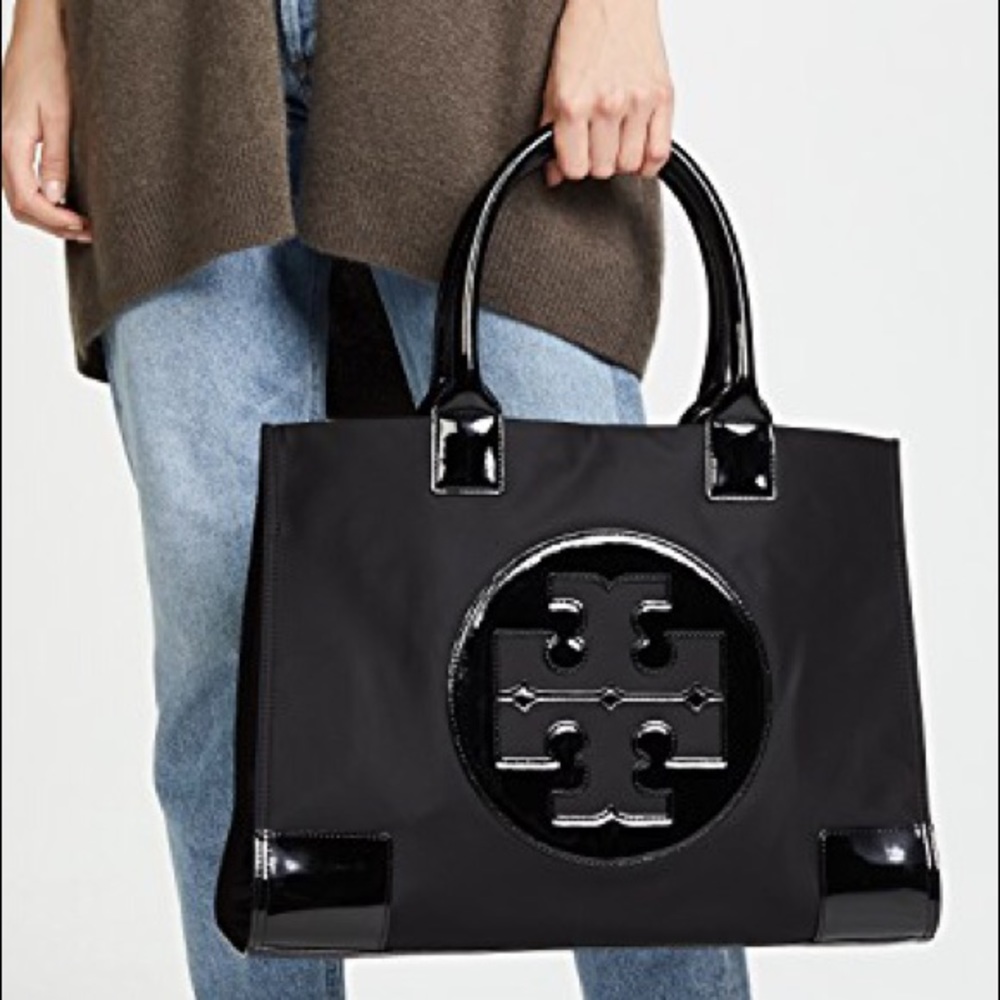 TORY BURCH - Ella Nylon Tote - Black